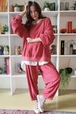 Terry B Classic Sweatshirt Strawberry Crush